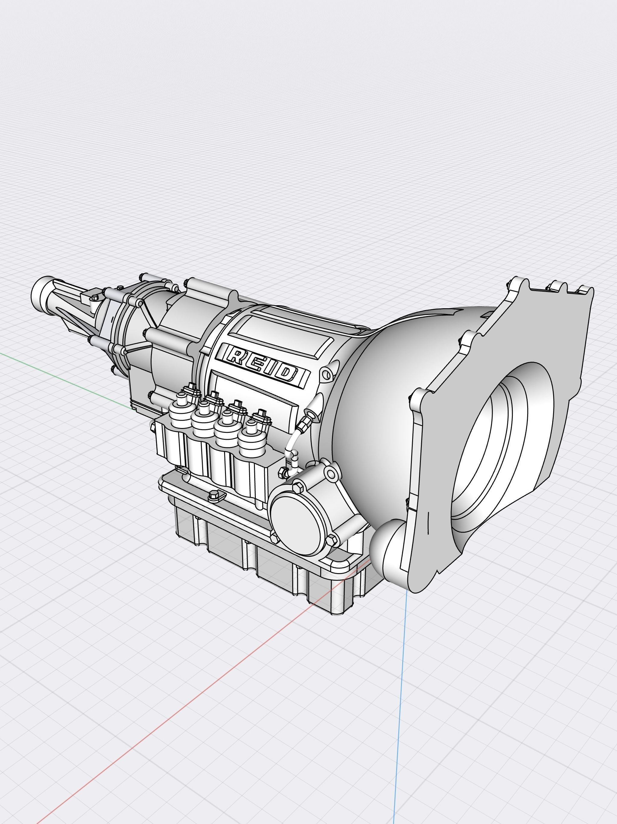Gear Vendors Overdrive unit Drag Drive Powerglide 3D model 3D printable