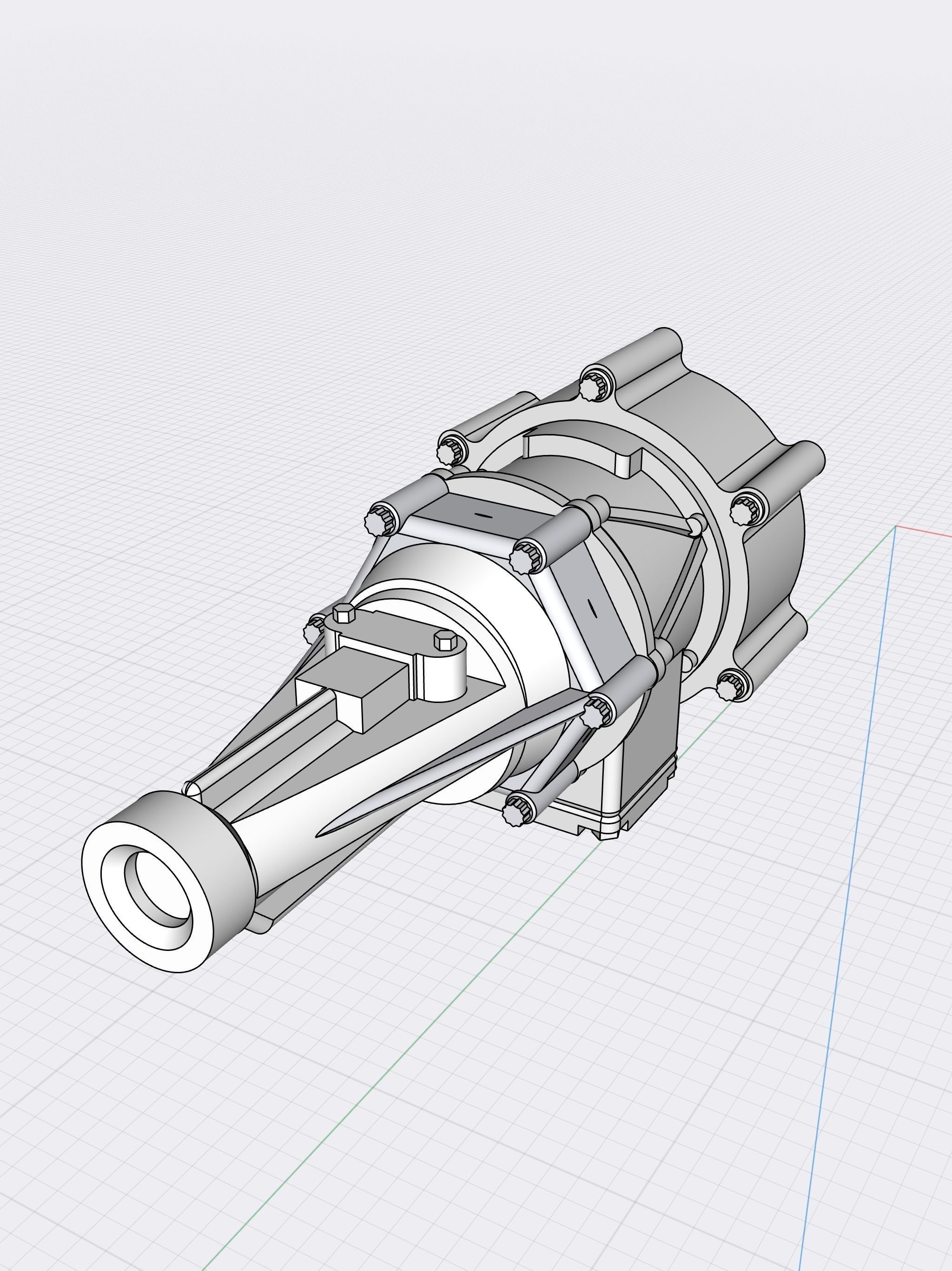 Gear Vendors Overdrive unit Drag Drive Powerglide 3D model 3D printable