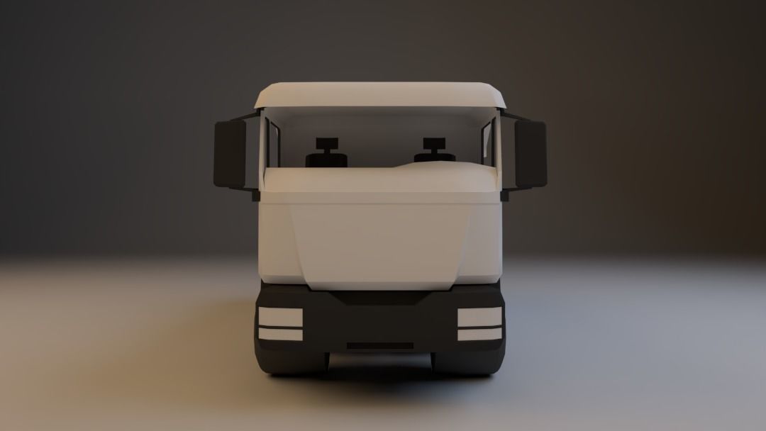 Low Poly Truck Low-poly 3D model free VR / AR / low-poly 3D model ...