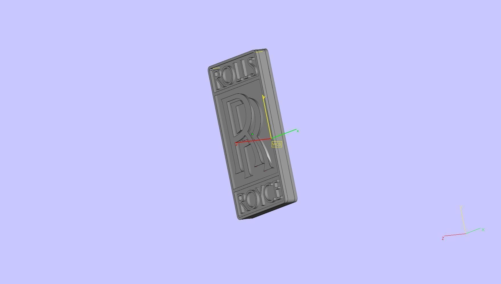 Rolls Royce logo 3D model 3D printable | CGTrader