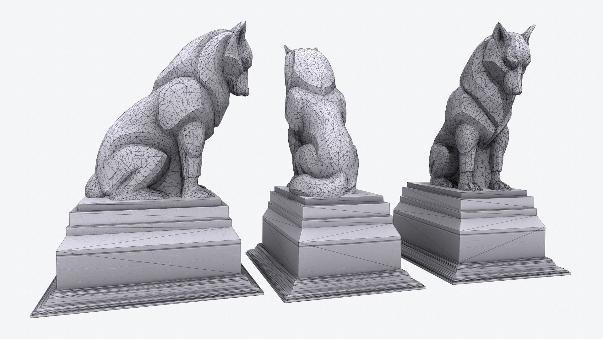 Animal Sculpture 3D Model Collection CGTrader