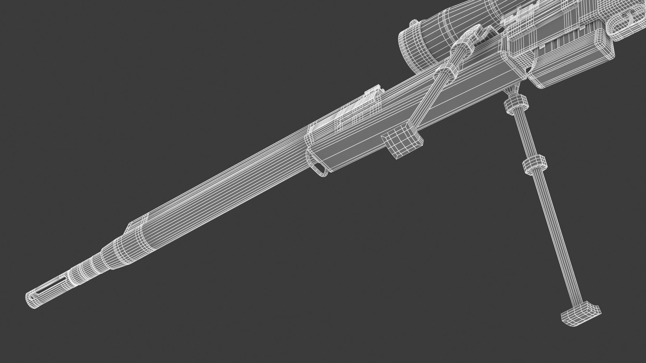 FR F2 sniper rifle 3D model | CGTrader