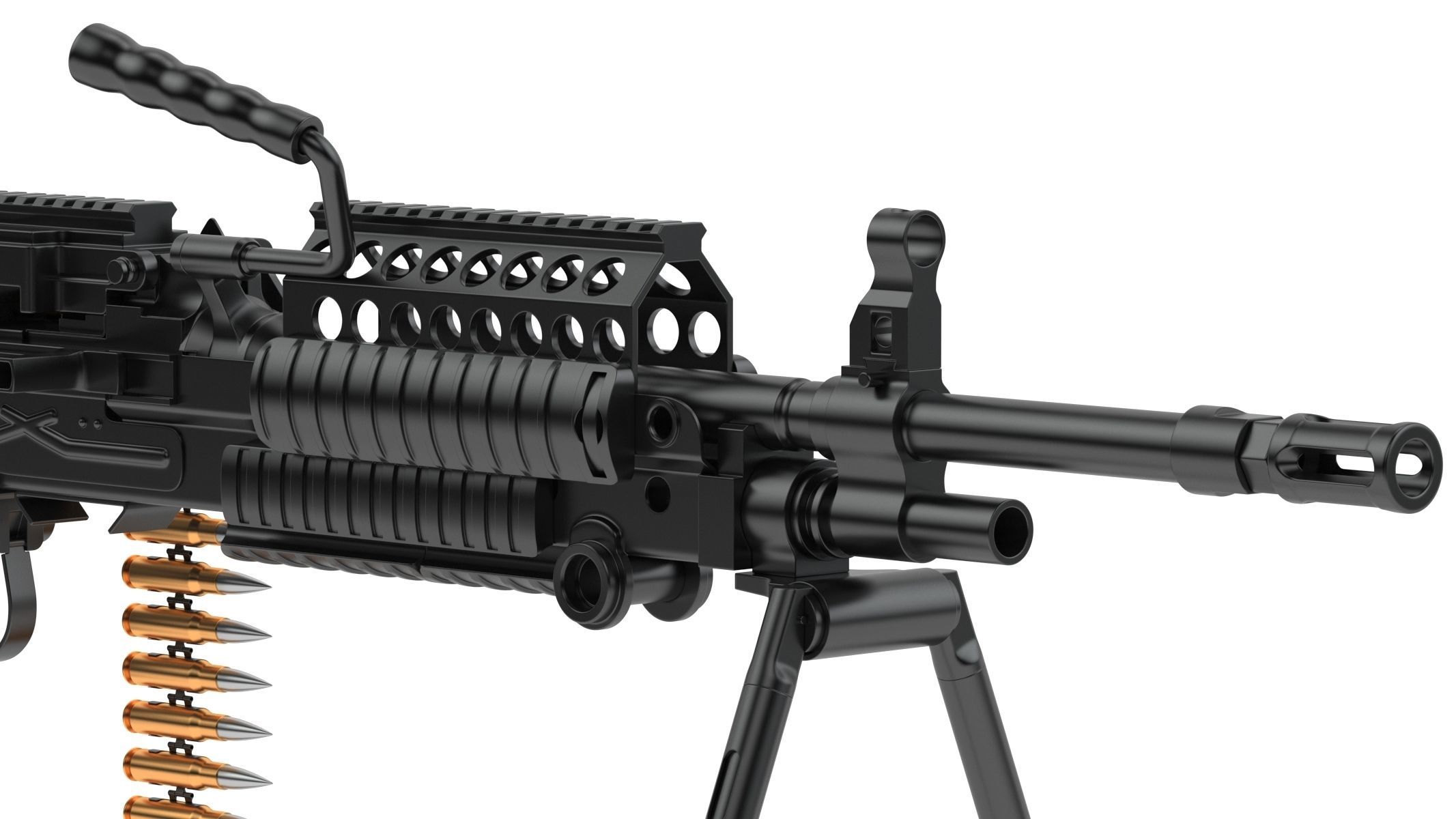Mk 48 Machine Gun 3D model | CGTrader