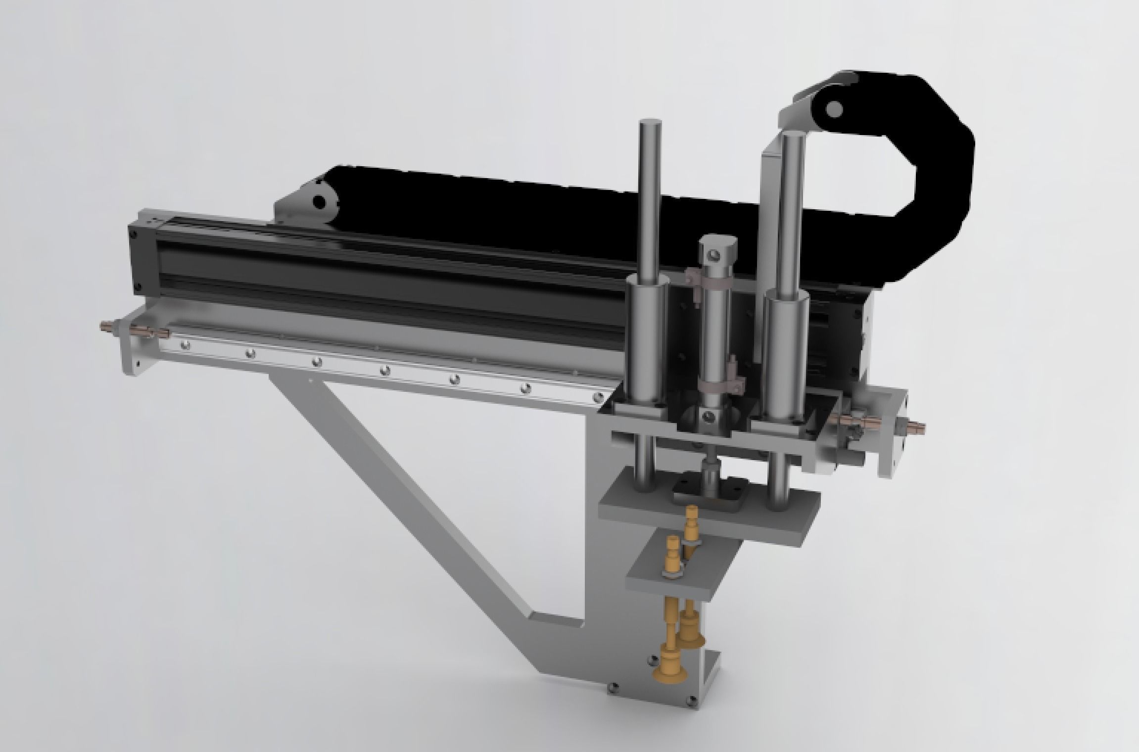 Loading and unloading mechanism 3D model CGTrader