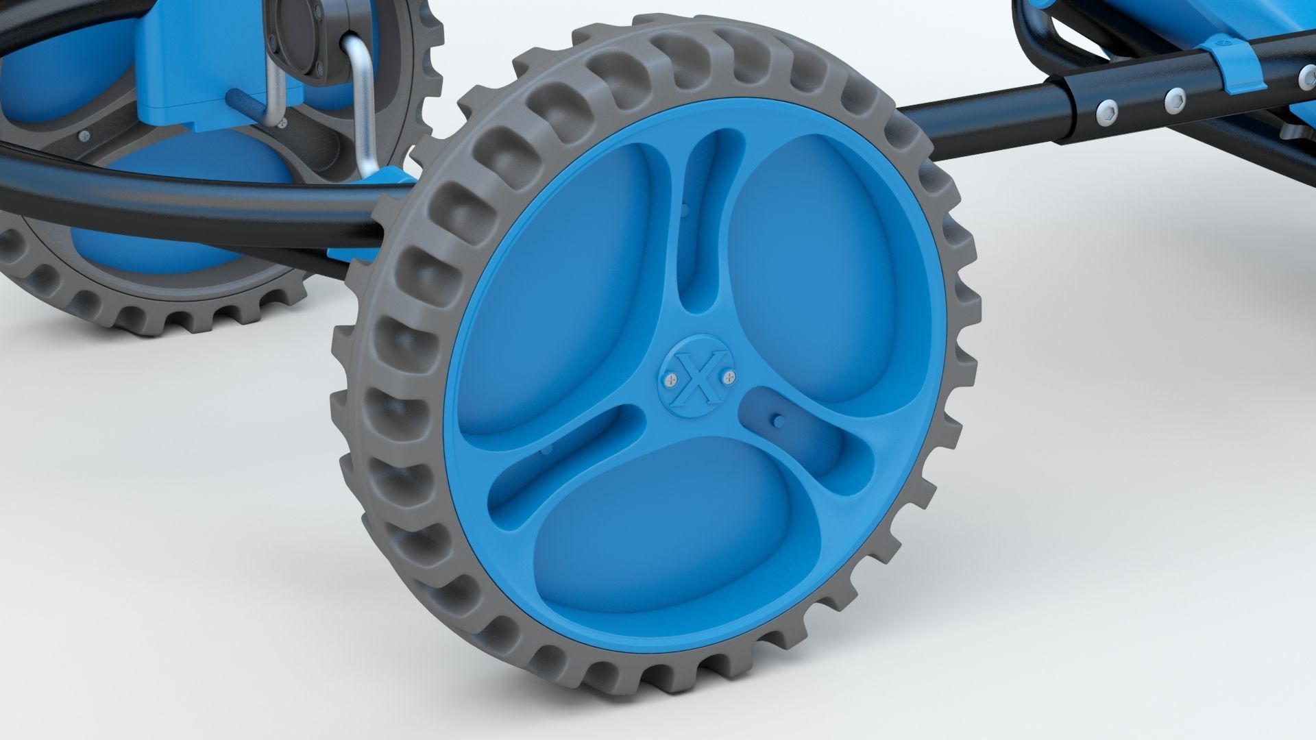 YBIKE Explorer Pedal Car 3D model CGTrader