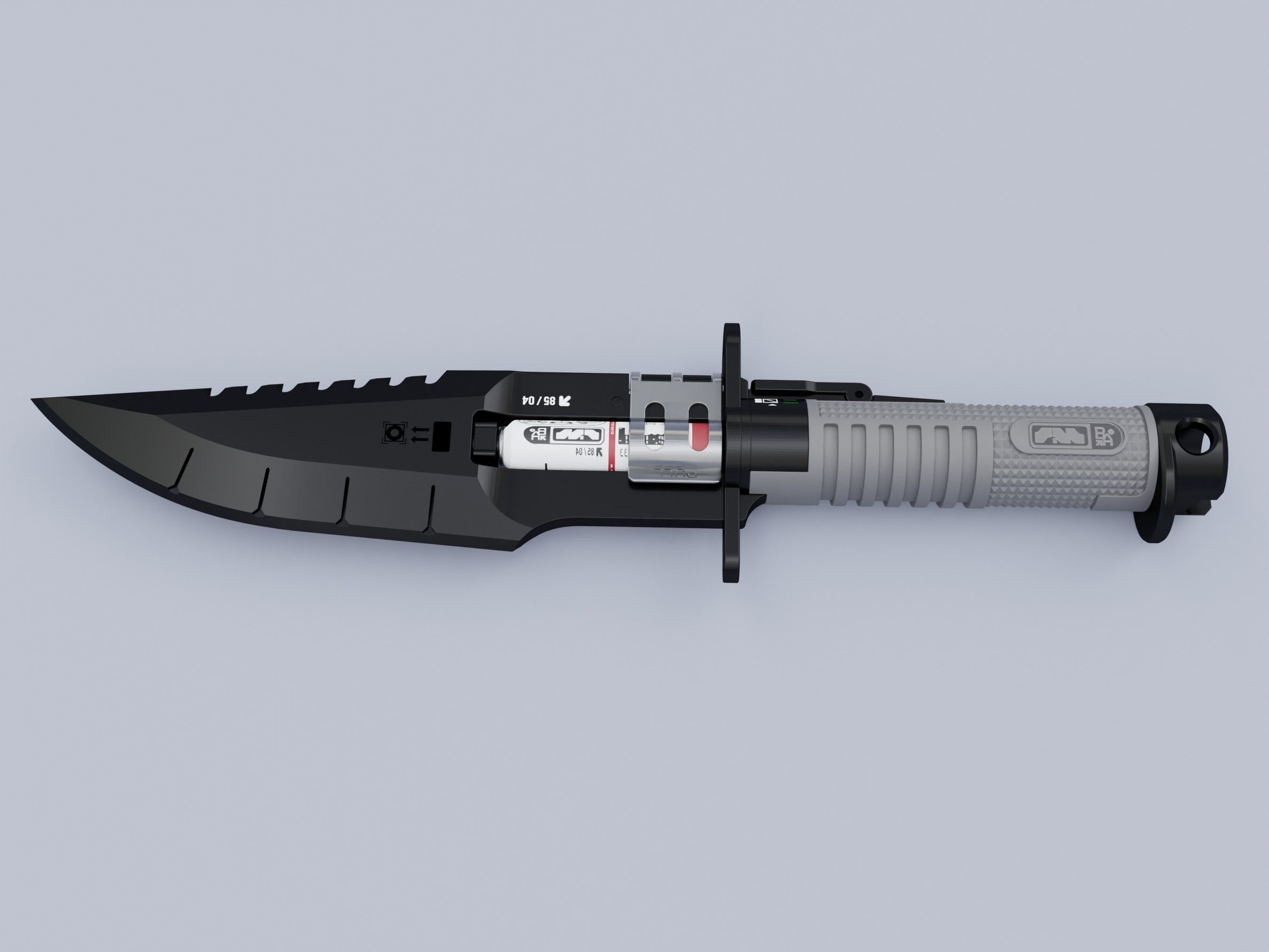Neurotoxin Combat Knife Cyberpunk 2077 3D model 3D printable CGTrader