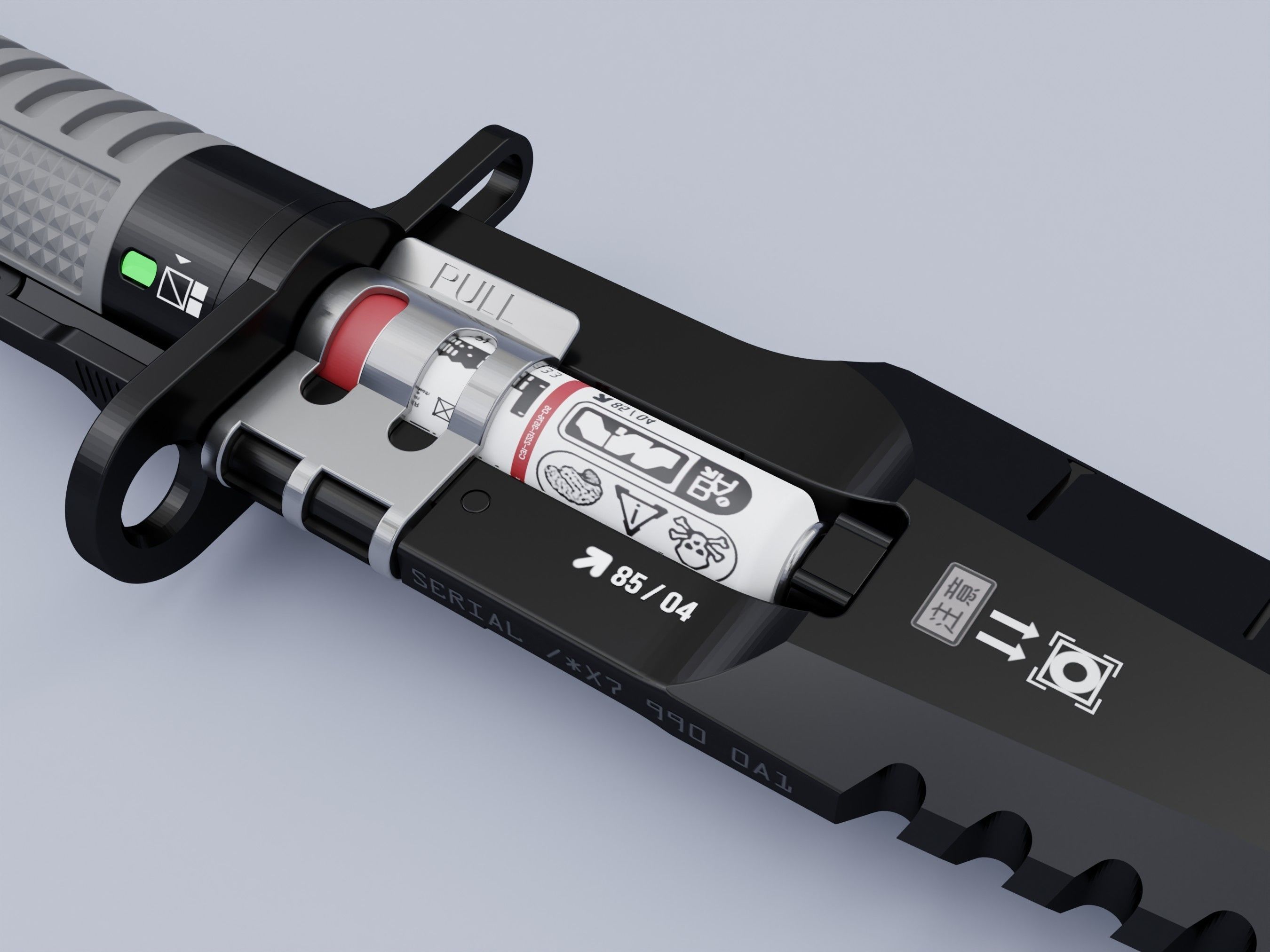 Neurotoxin Combat Knife Cyberpunk 2077 3D model 3D printable CGTrader