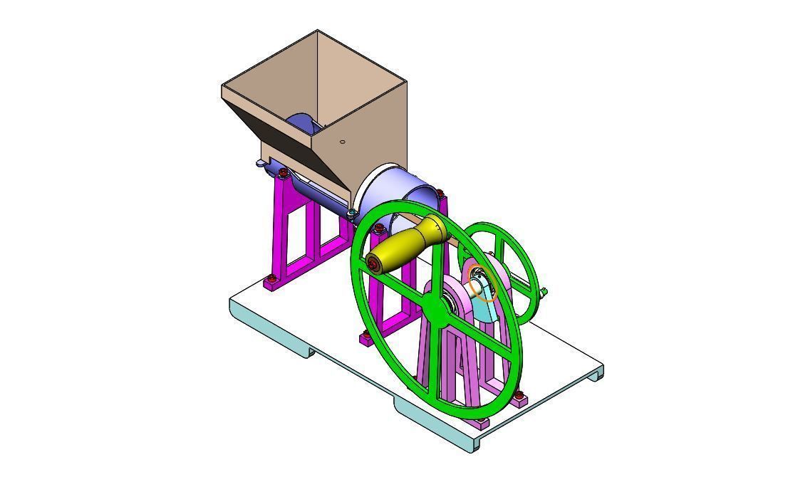 CAN CRUSHER SOLIDWORKS FILE 3D model 3D printable CGTrader