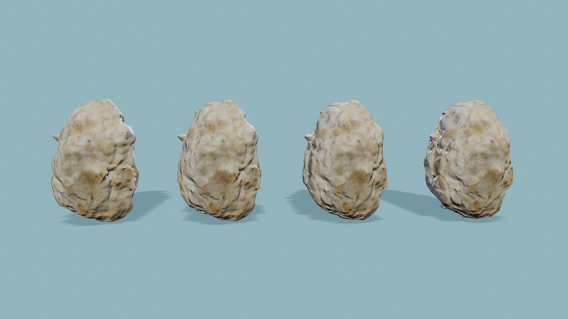 3D model 3D Scan Steam Cutlet 03 VR / AR / lowpoly CGTrader