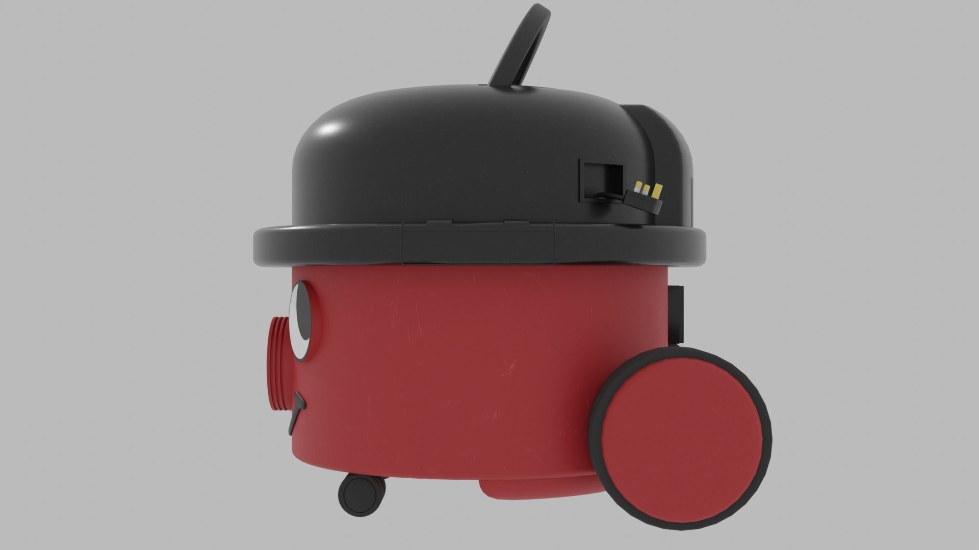 British Henry Hoover Vacuum Cleaner Model 3D model CGTrader