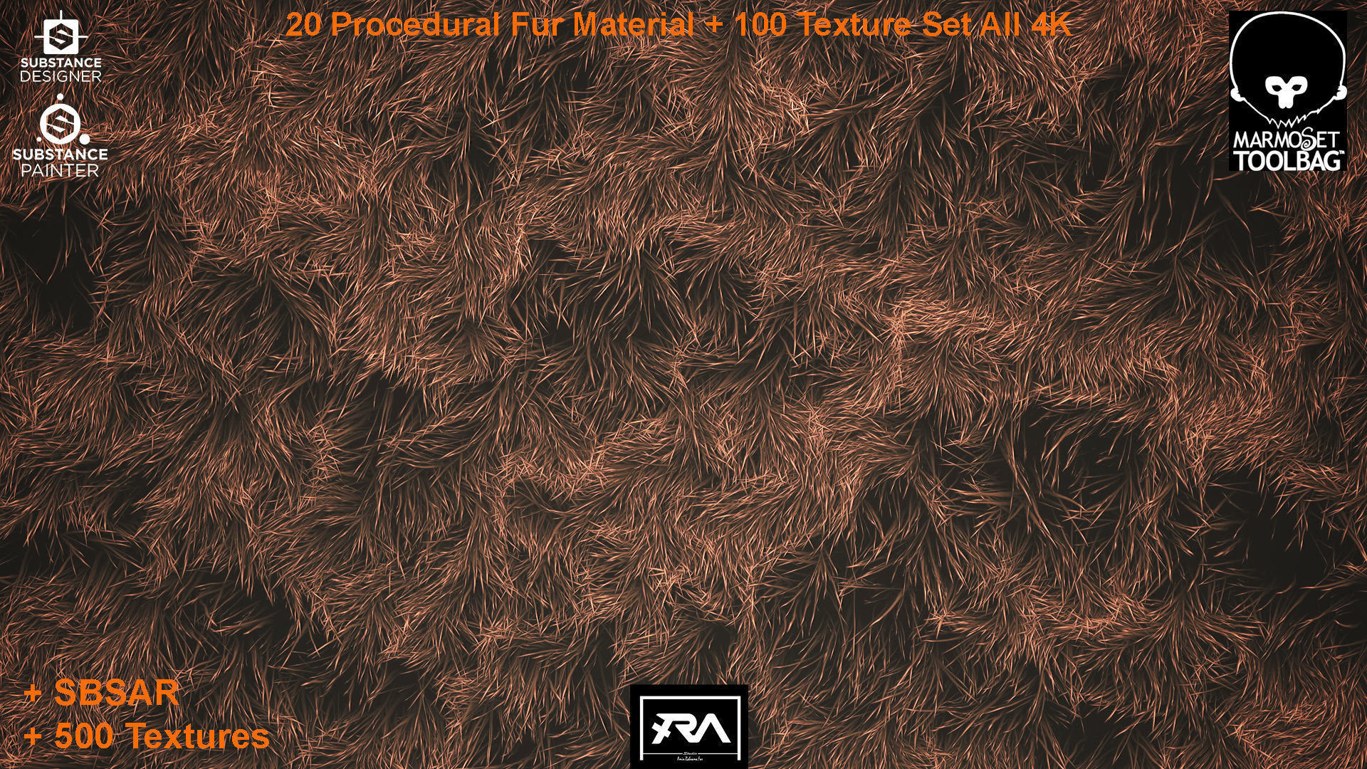 Texture 20 Procedural Fur Material Tileable 100 Texture Set 500 Texture ...