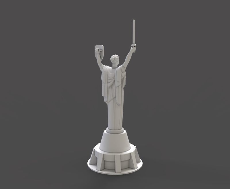 The Motherland Monument in Kyiv Ukraine 3D model 3D printable | CGTrader