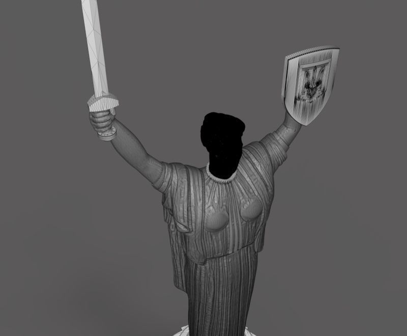 The Motherland Monument in Kyiv Ukraine 3D model 3D printable | CGTrader