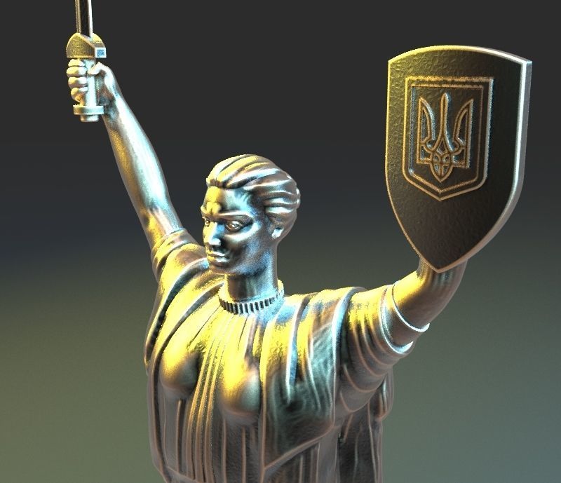 The Motherland Monument in Kyiv Ukraine 3D model 3D printable | CGTrader
