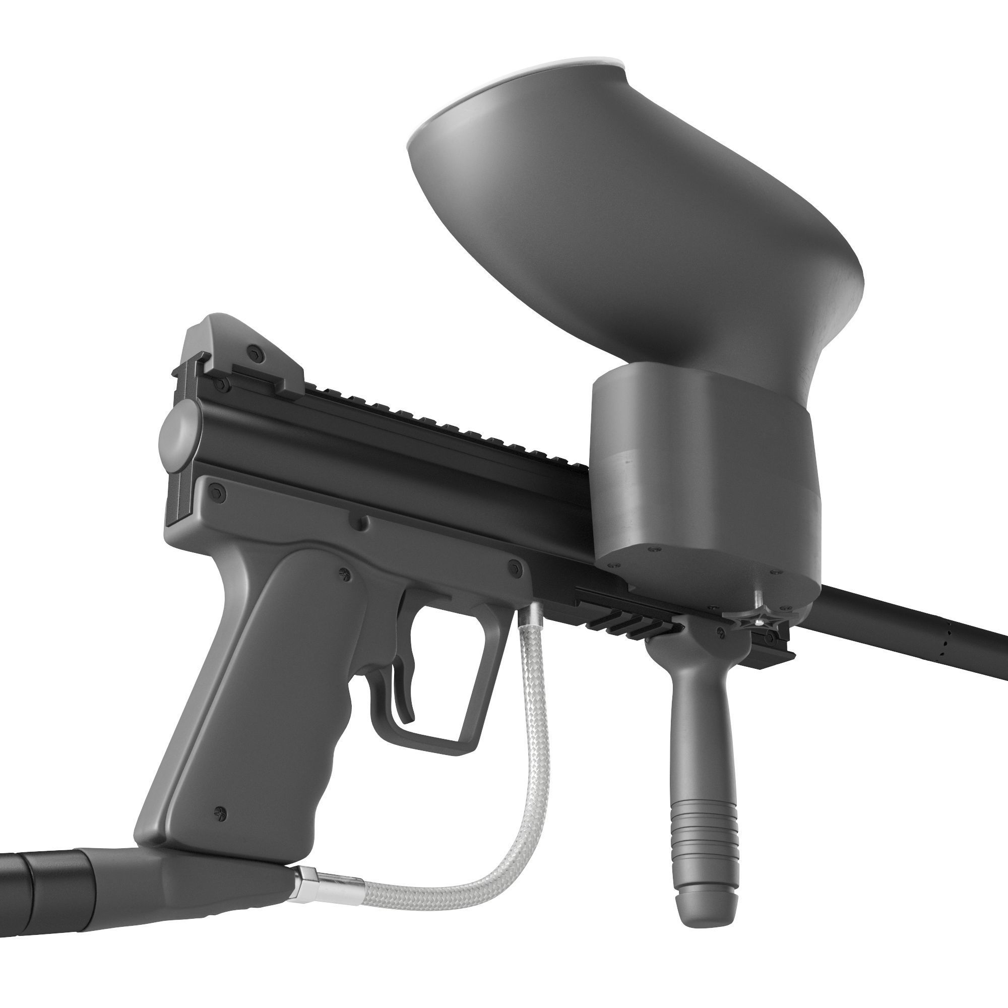 Paintball Marker BT4 ERC 3D model CGTrader