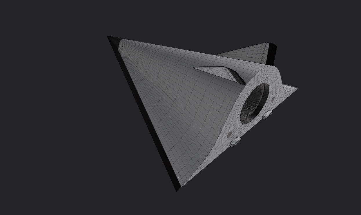 Avangard Model 3D model Avangard Hypersonic Glide Vehicle VR / AR / low-poly | CGTrader