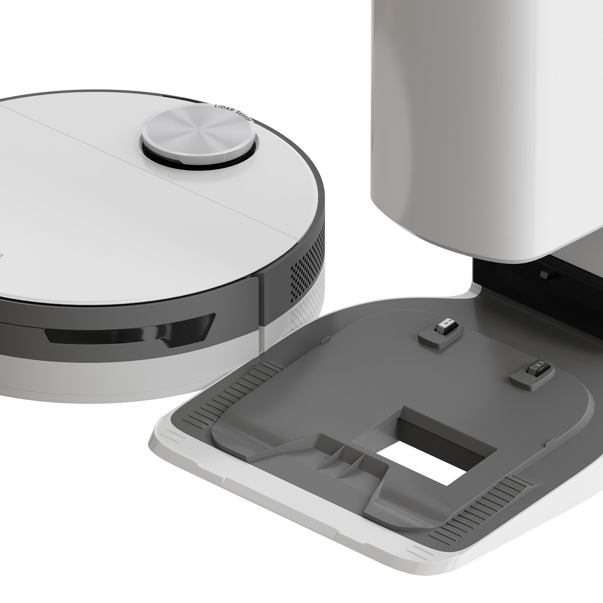 Samsung Jet Bot Robot Vacuum with Clean Station 3D model CGTrader