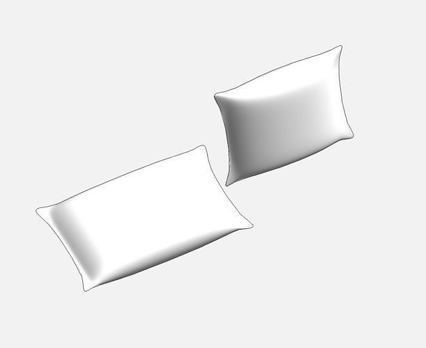 Pillows in Revit free 3D model CGTrader
