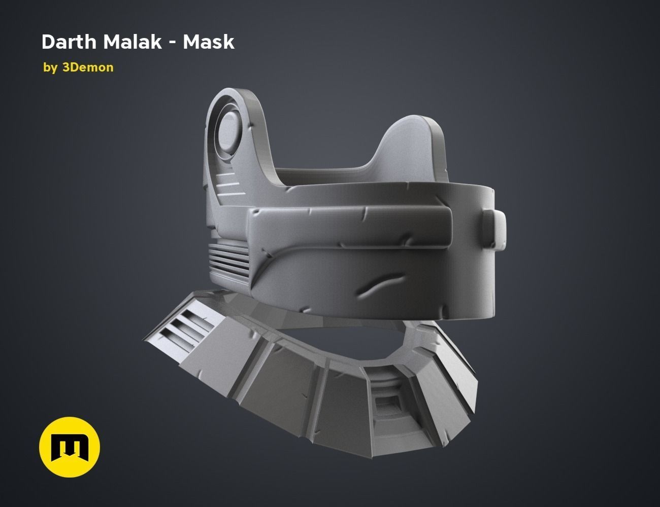 Darth Malak - Armor and Lightsaber Set 3D model 3D printable | CGTrader