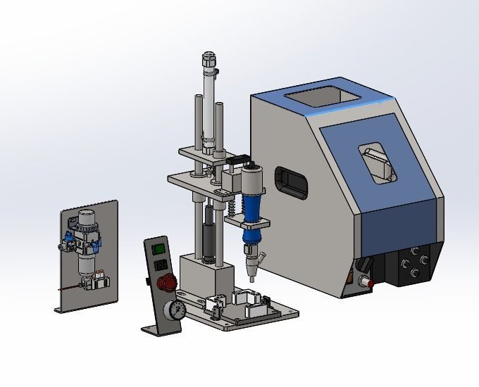 Automatic Screw Tightening Machine 3D model | CGTrader