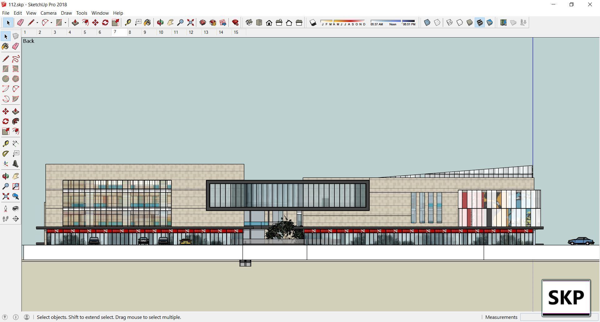 Sketchup Commercial Complex 112 3D model | CGTrader