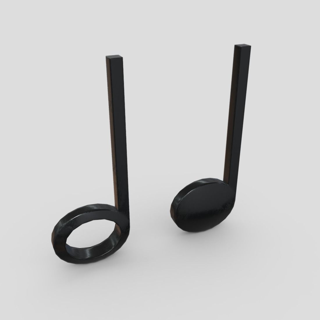 CC0 Musical Note free VR / AR / lowpoly 3D model CGTrader
