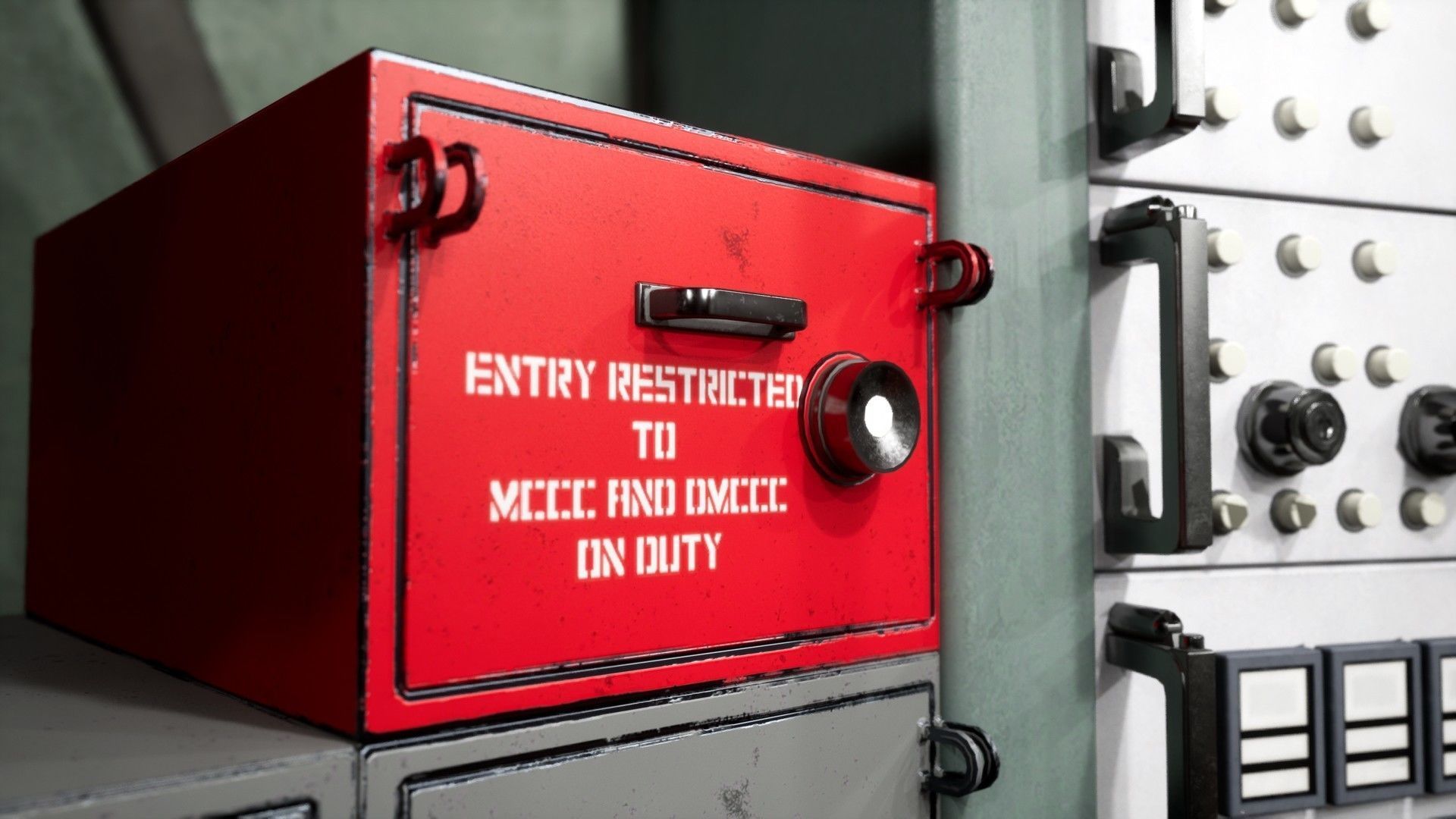 3D model Nuclear Missile Launch Bunker - Environment VR / AR / low-poly ...