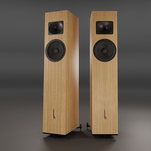 Blumenhofer Acoustics Tempesta 20 Loudspeaker Pair 3D model CGTrader