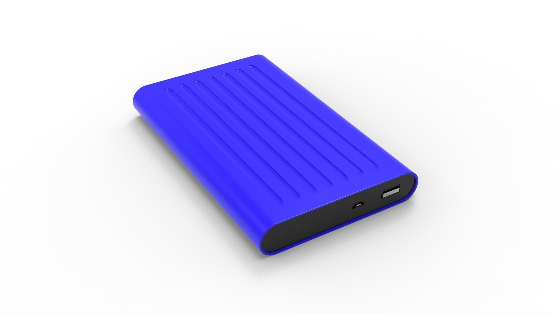 POWER BANK 03 BLUE 3D model CGTrader