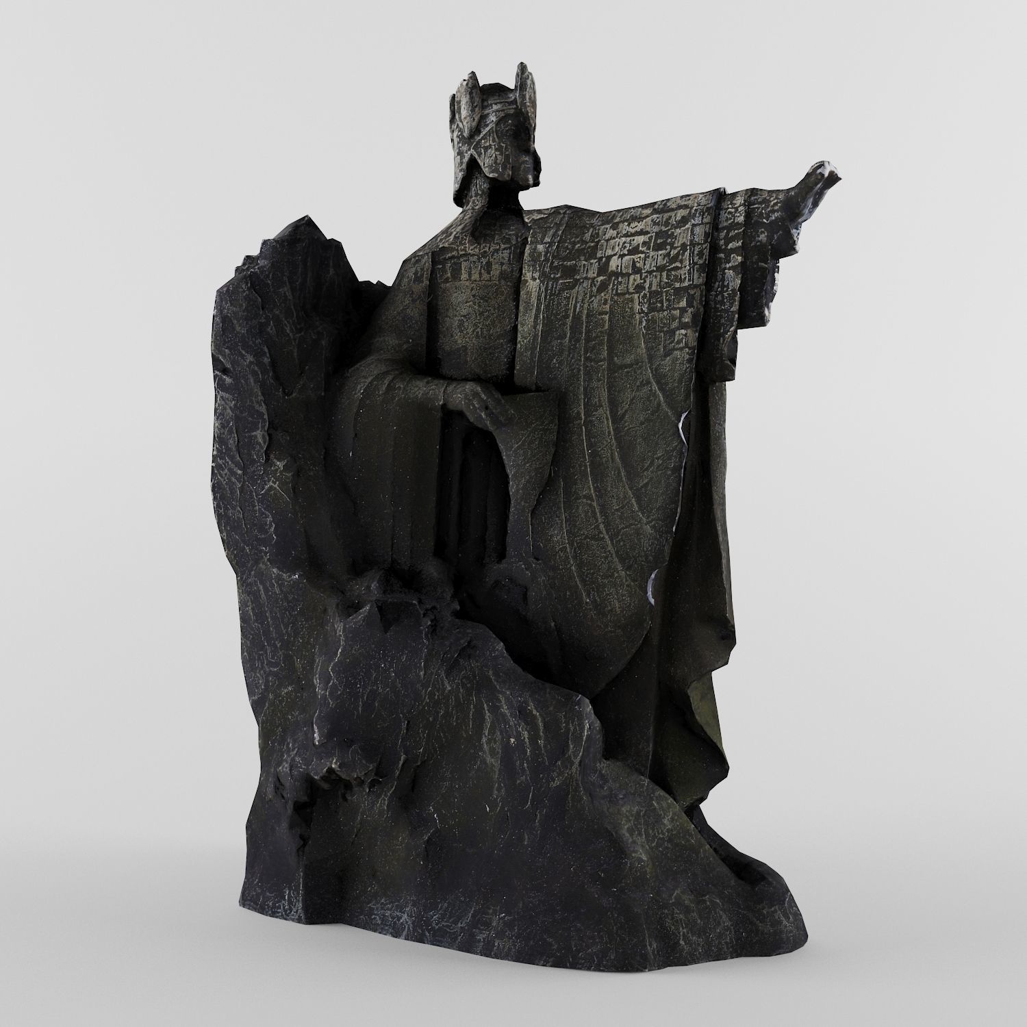 The Argonath as the Pillars of Kings 3D model 3D printable CGTrader