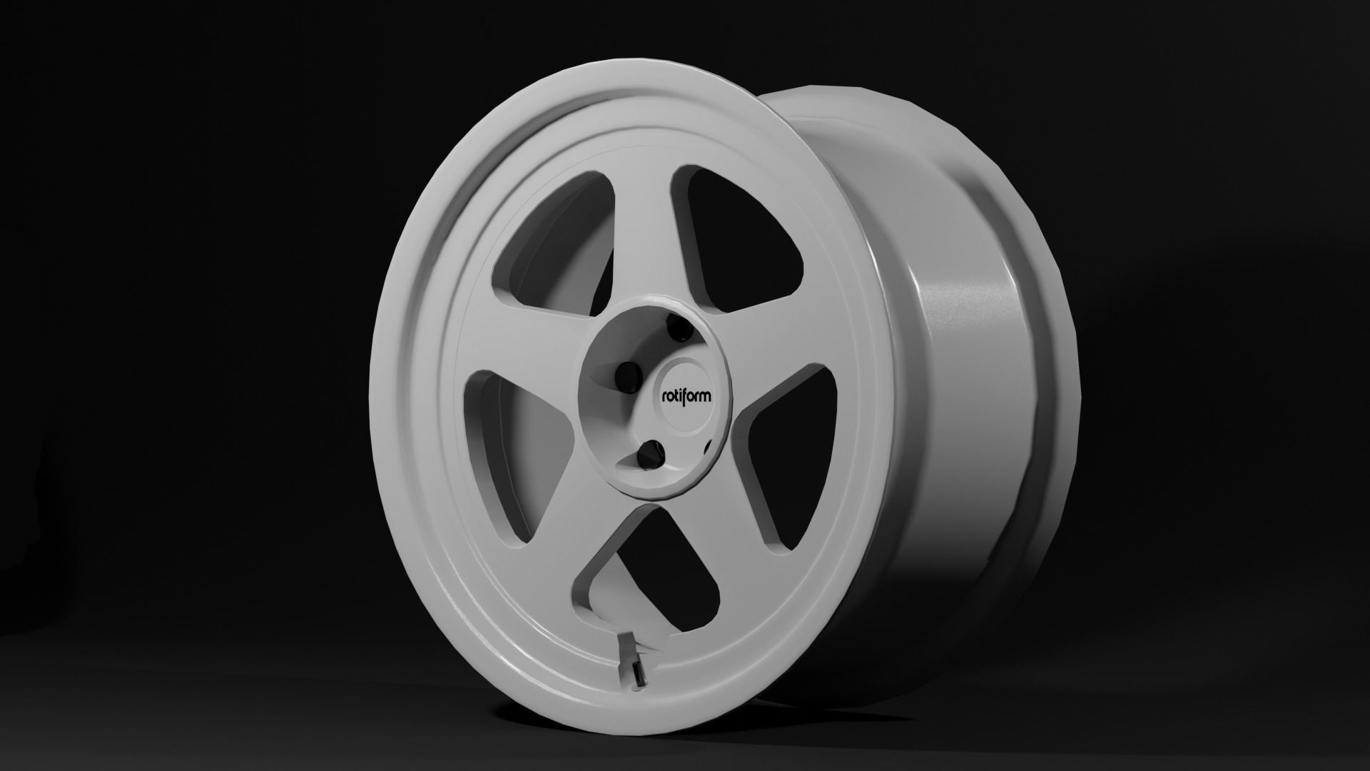 Rotiform ROC-H Rim 3D model | CGTrader