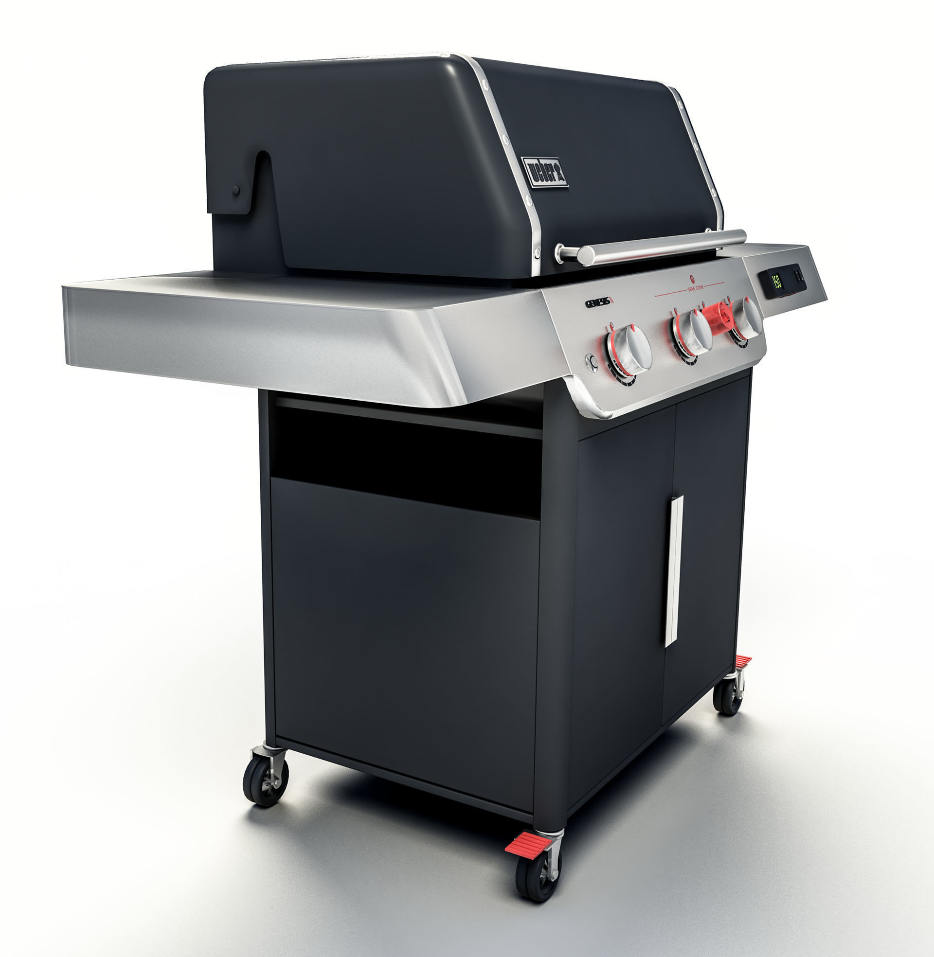 er Genesis E325s gas grill 3D model CGTrader