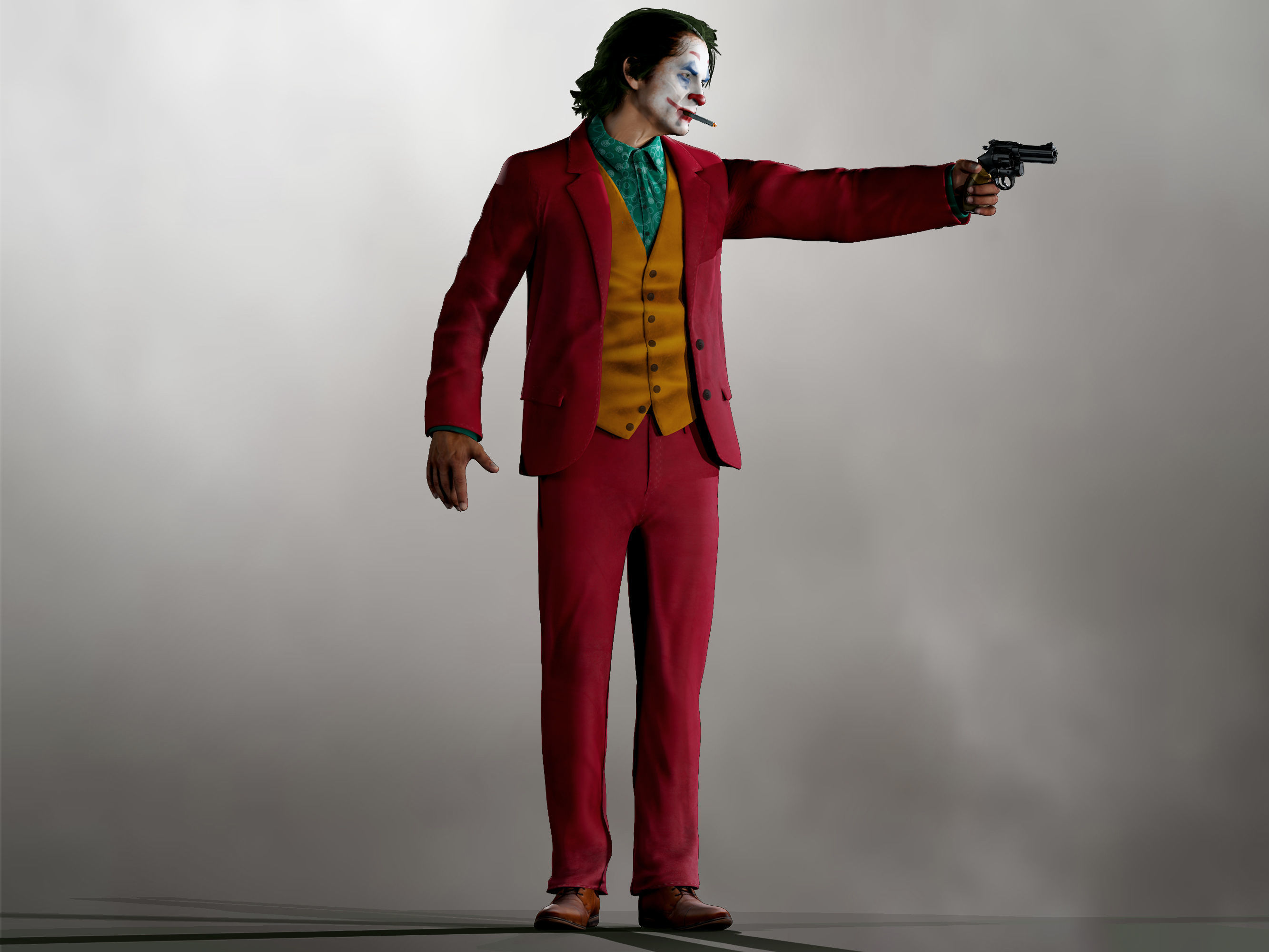 Joker Rig 3D model Joker VR / AR / low-poly rigged | CGTrader