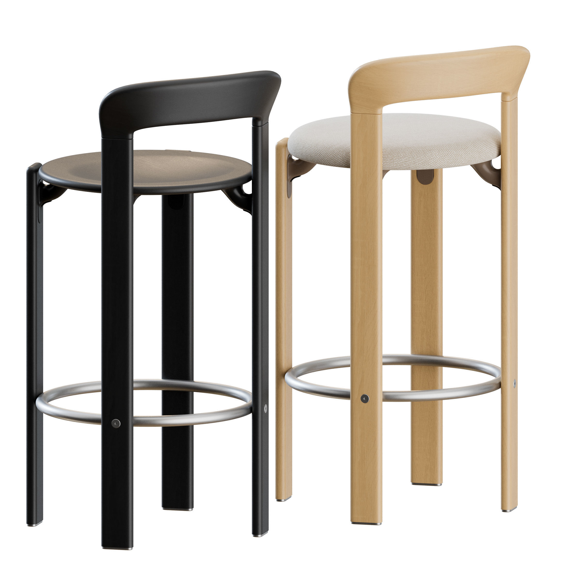 Rey Bar Stool by Hay 3D model | CGTrader