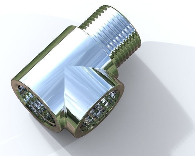 3D model CHROME TAP EXTENSION VR / AR / lowpoly CGTrader