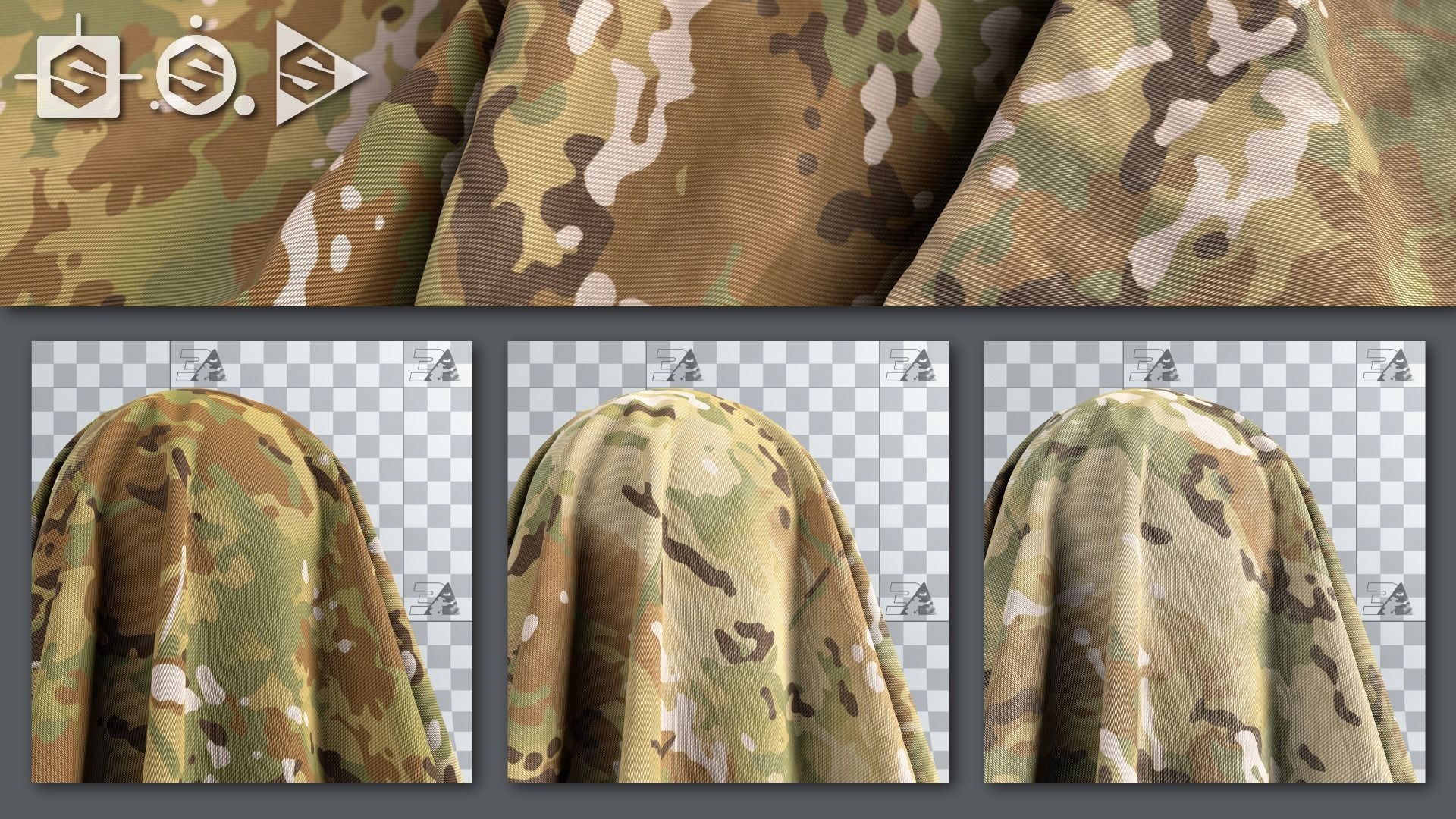 CP Multicam Camo Generator 3D model CGTrader