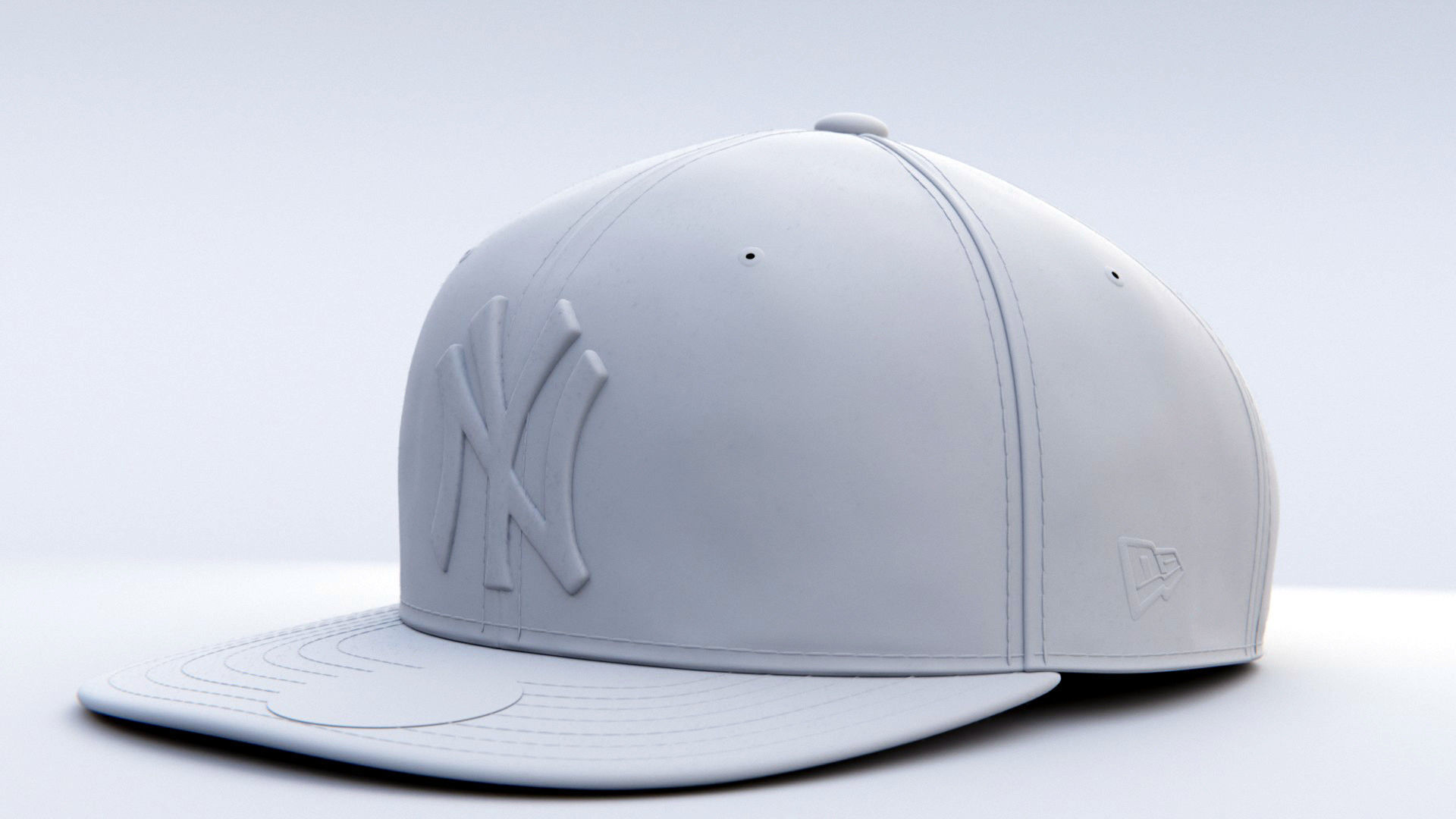 New York Yankees New Era Cap 3D model CGTrader