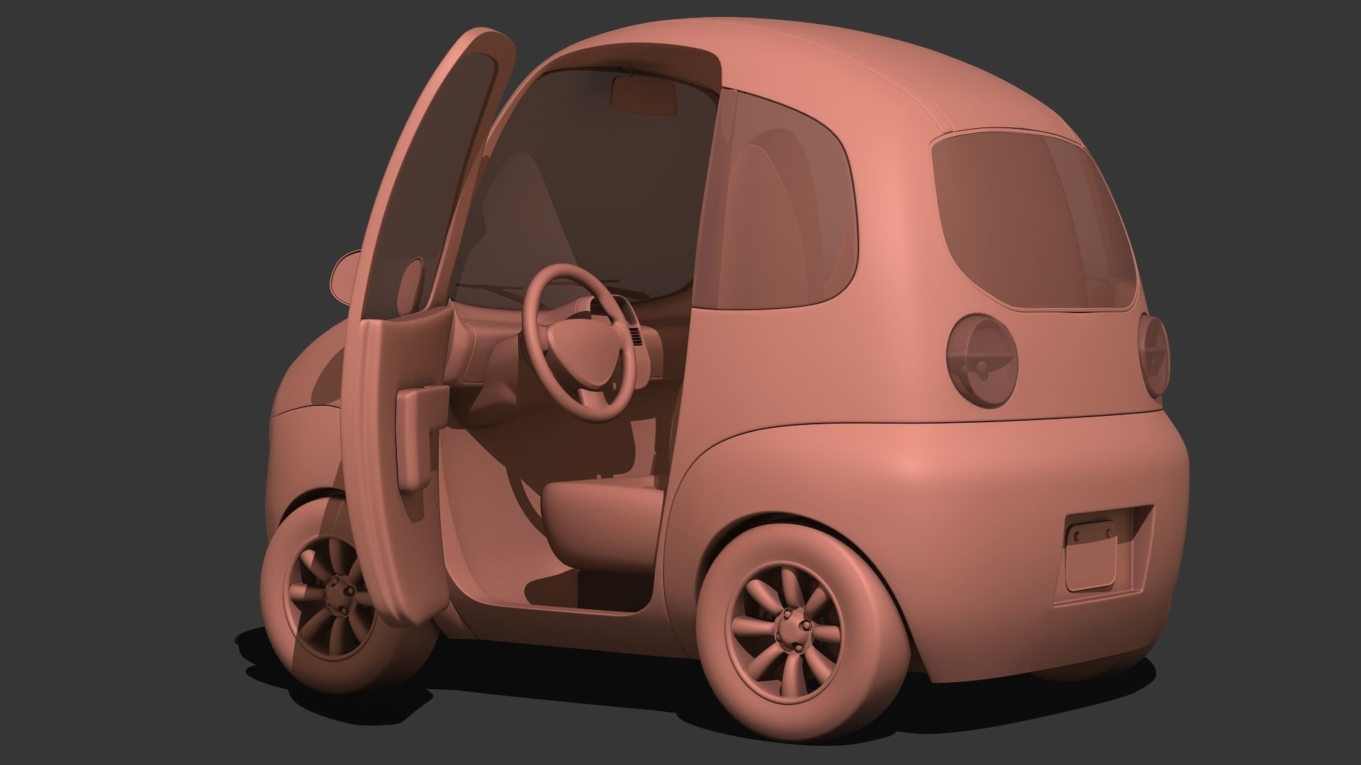 Car Animation Model Cartoon Car 3D model | CGTrader