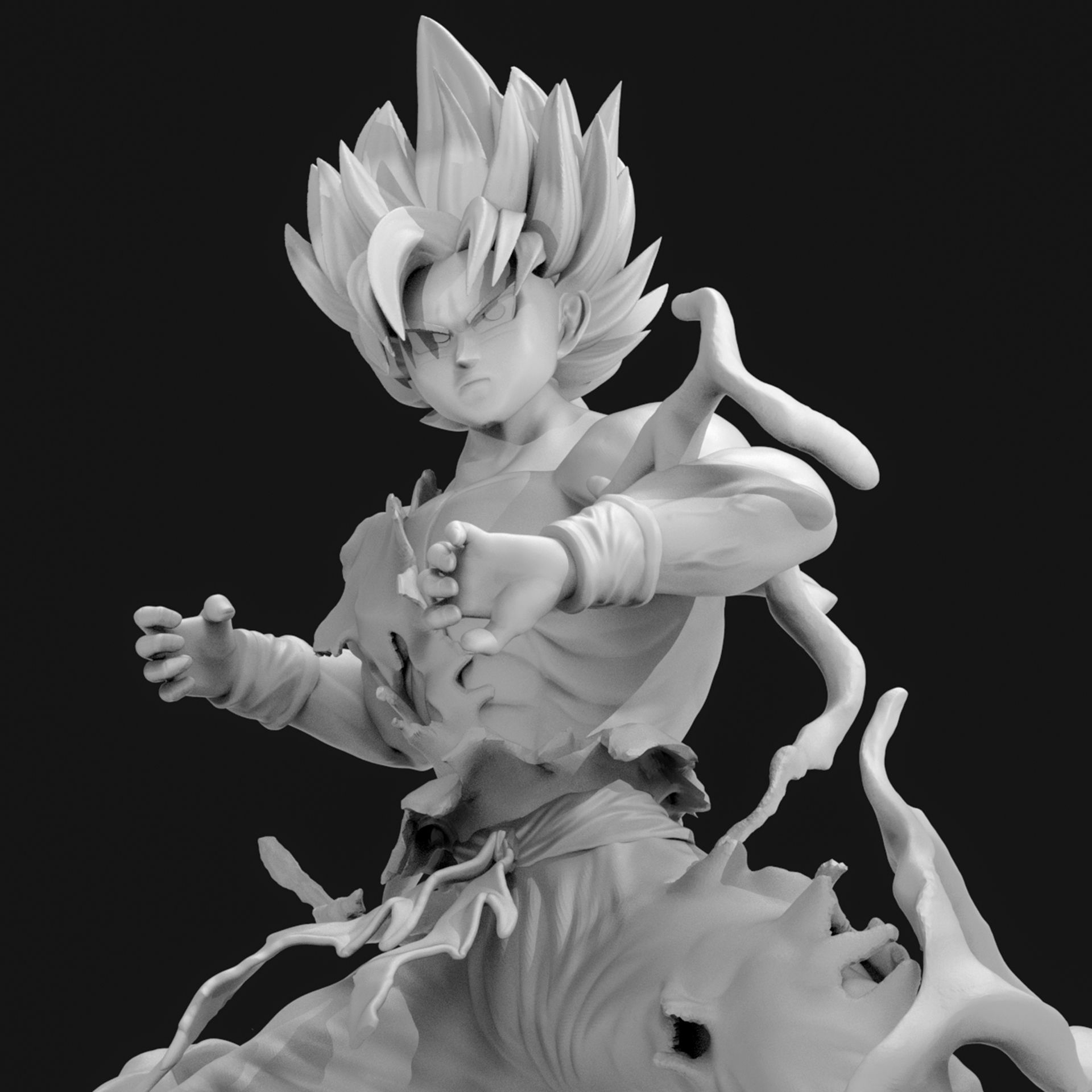 Son GoKu Dragon Ball 3D Printable free 3D model 3D printable | CGTrader