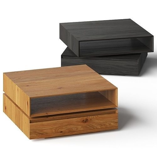 CB2 Spin Rotating Coffee Table 3D model CGTrader