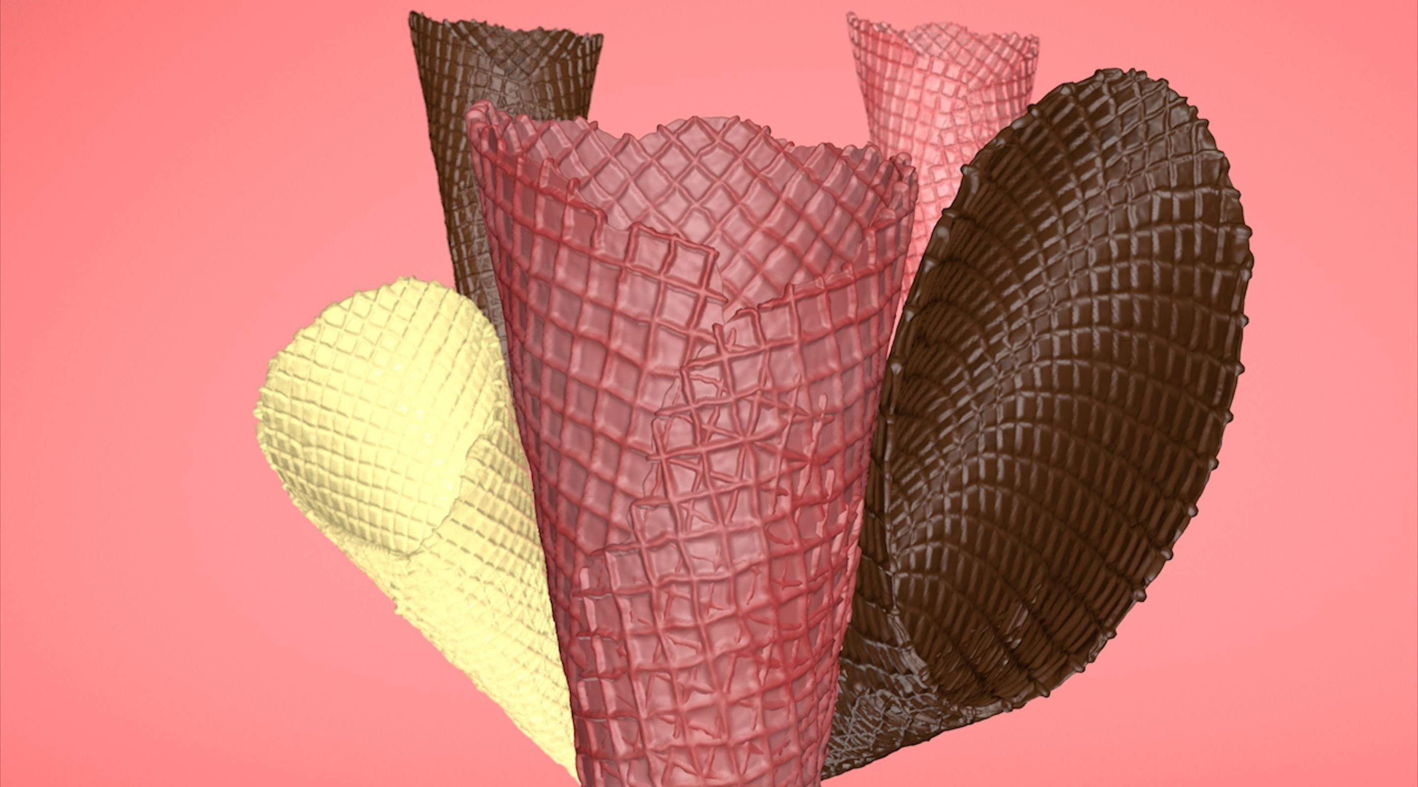 Ice Cream Cones 3D model CGTrader