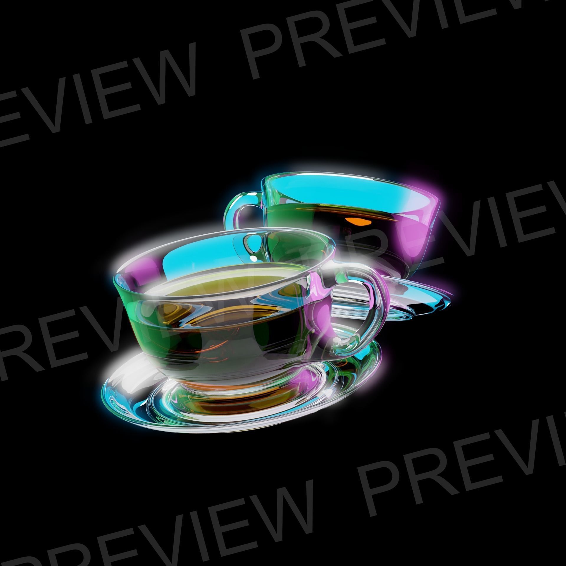 3D model Animated HD Tea Icon VR / AR / low-poly | CGTrader