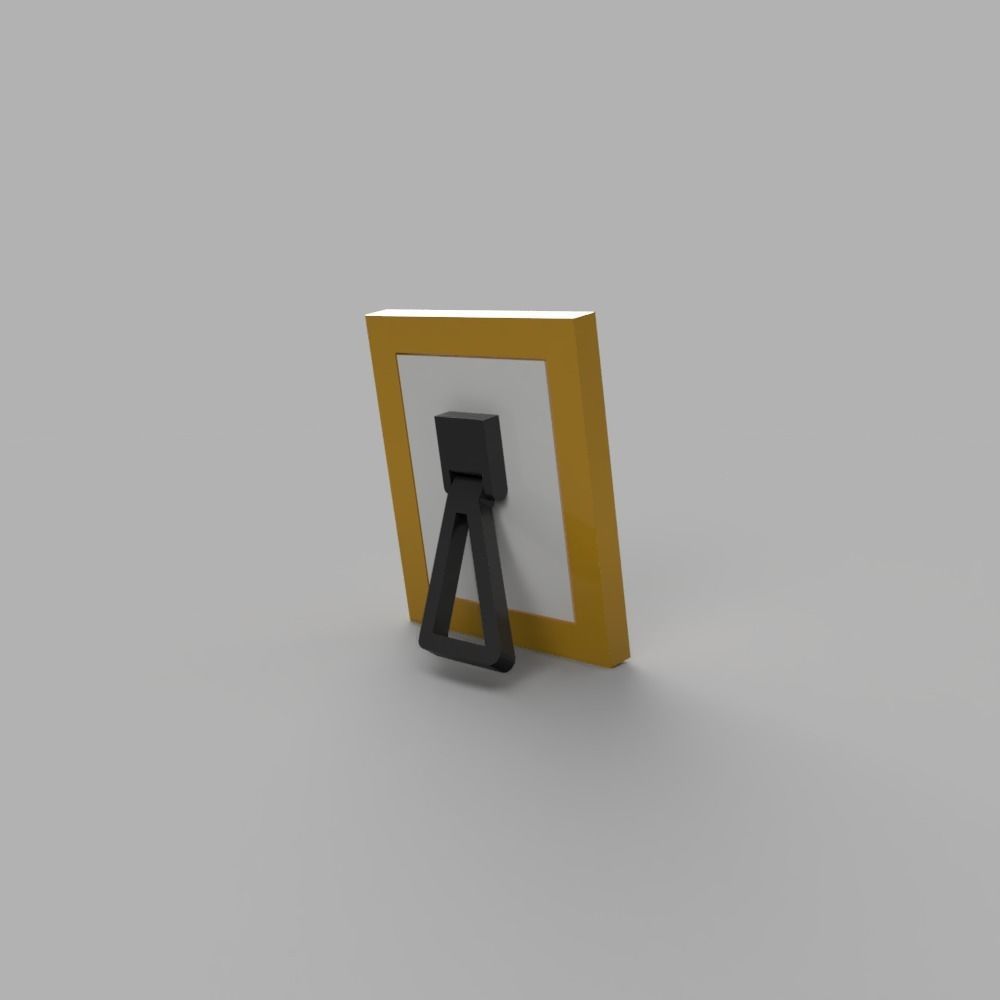 Photo Frames with Hinges 3D model 3D printable CGTrader