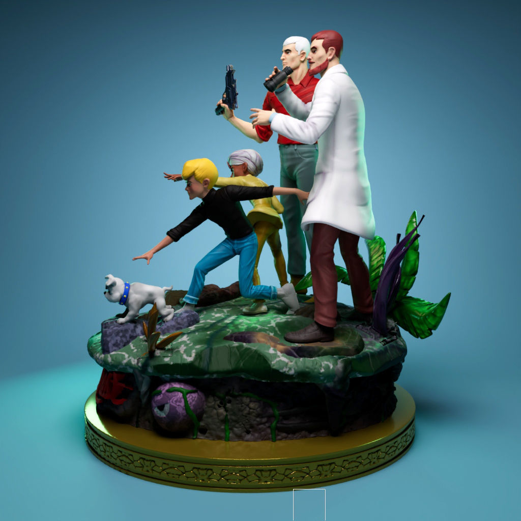 Jonny Quest - Epic Diorama 2 3D model 3D printable | CGTrader