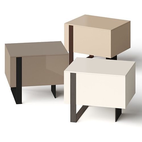 Bonaldo Antibes Nightstand Bedside Table 3D model CGTrader