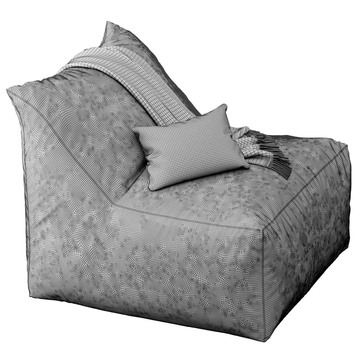 Bean Bag Chair by Trule 3D model CGTrader