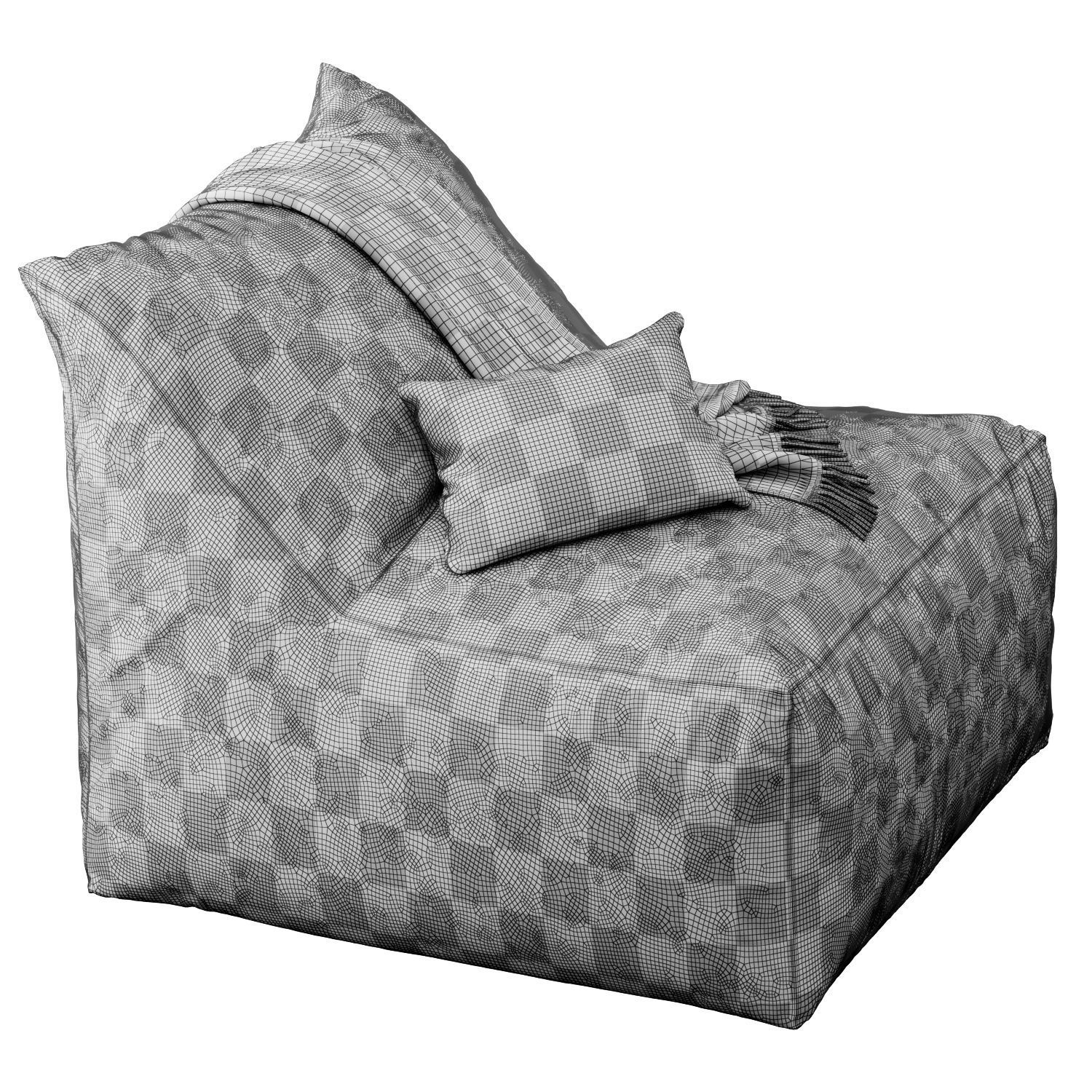 Bean Bag Chair by Trule 3D model CGTrader