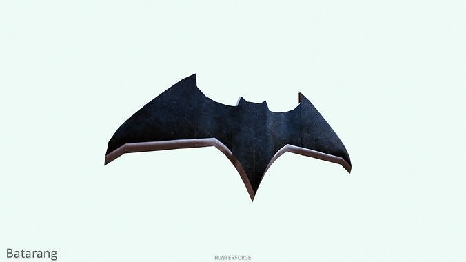 Batarang free 3D model | CGTrader