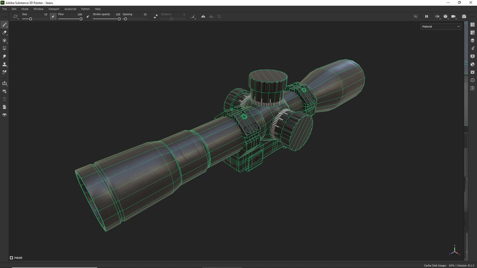 3D model rifle scope VR / AR / low-poly | CGTrader