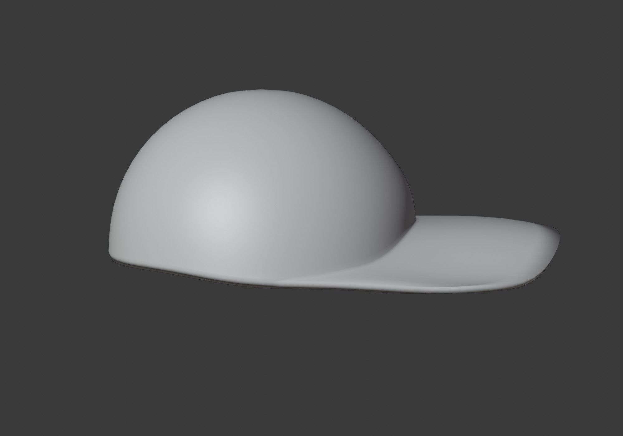 3D model basic cap VR / AR / lowpoly CGTrader